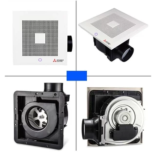 พัดลมดูดอากาศแบบอินเวอร์เตอร์ Inverter Fan 8นิ้ว 10นิ้ว 12นิ้ว ประหยัดไฟ เสียงเบา ปรับความเร็วอัตโนมัติ พร้อมรีโมท