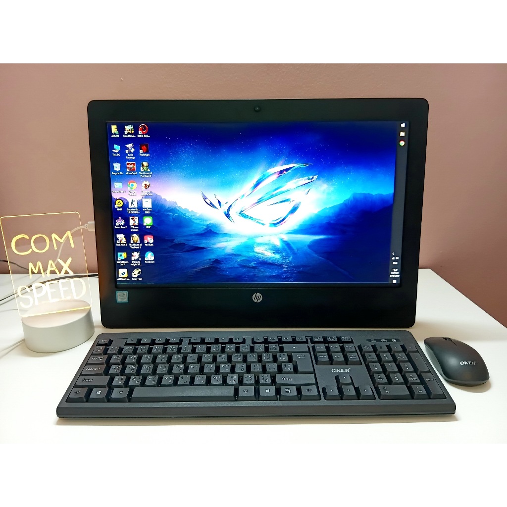 คอมพิวเตอร์ AIO HP PRO 400 ซีพียู I5-6500 แรม 4GB HDD 1TB การ์ดจอ INTEL HD530 จอ20นิ้ว WIN10 เก็บโค้