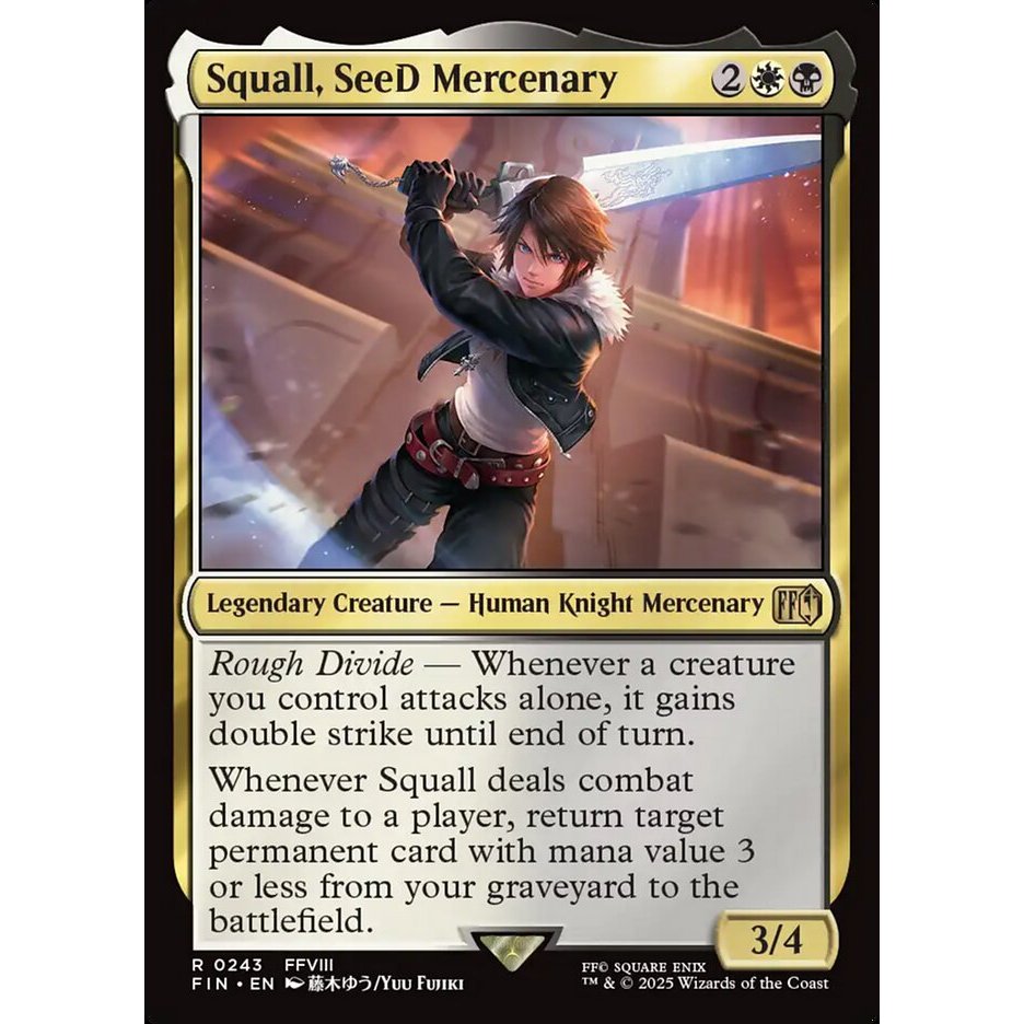[Final Fantasy] - (FIN) - (R) - [Squall, SeeD Mercenary] - [2025]