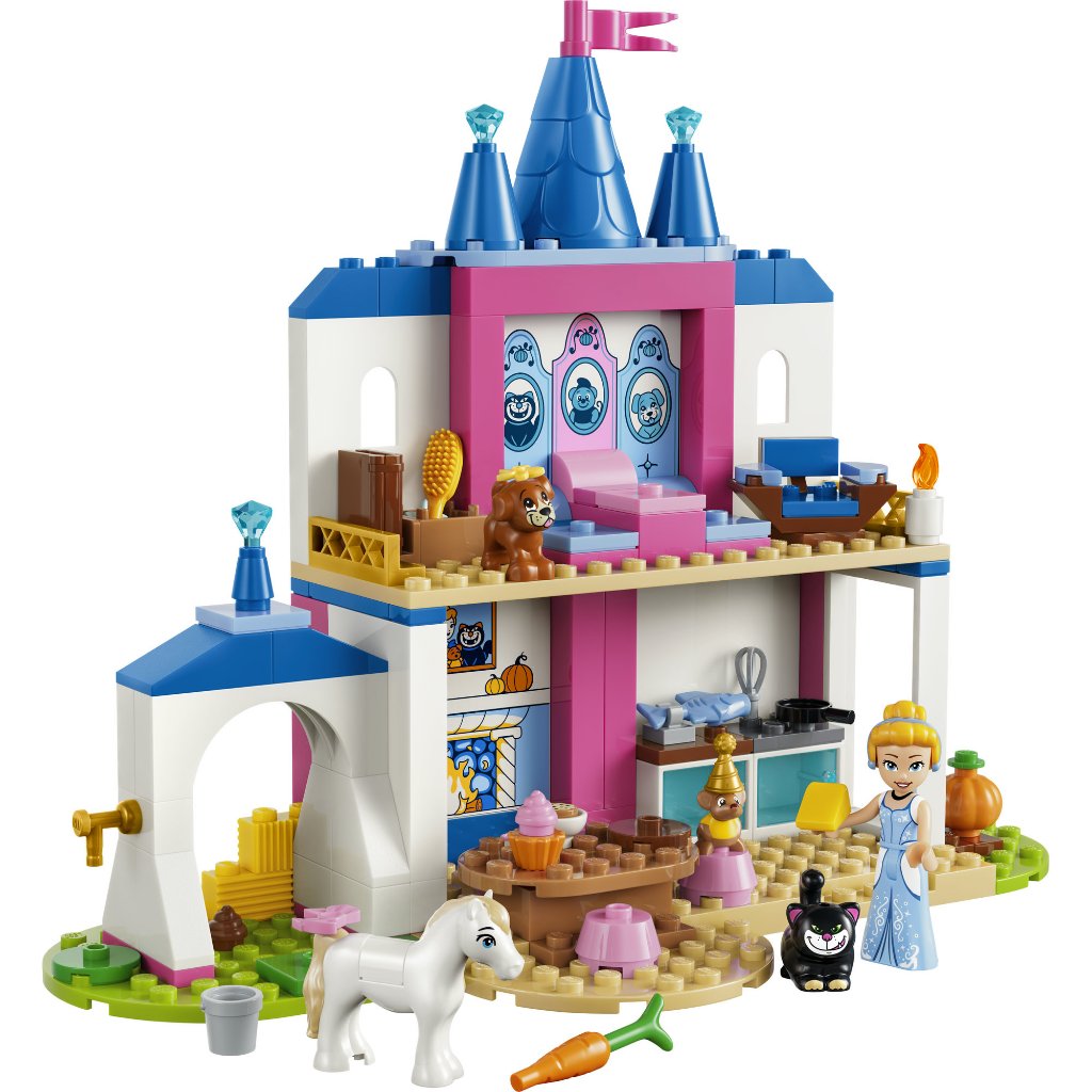 LEGO Disney Princess ‏43283 قلعة سندريلا وأصدقائها الحيوانات (149 قطعة) — صورة 2