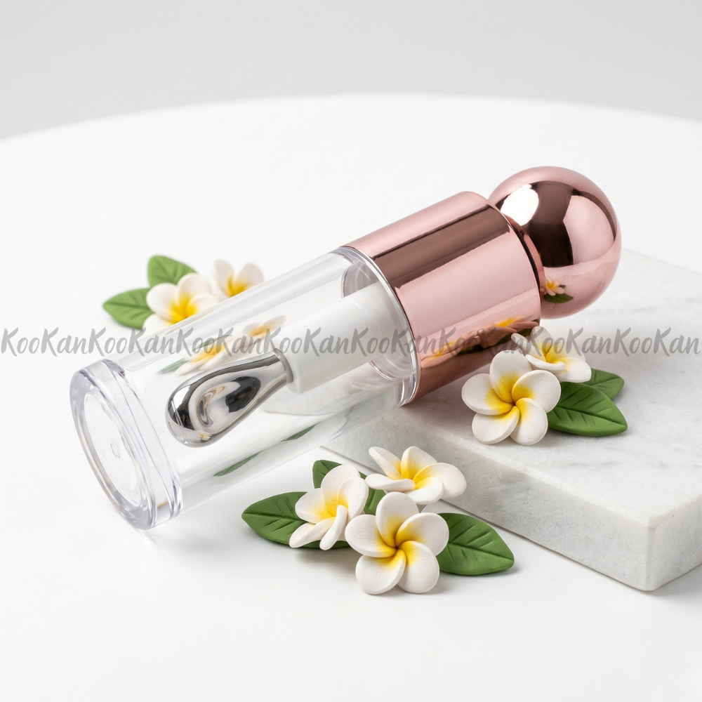พร้อมส่ง หลอดลิป หลอดคอนซิลเลอร์ หลอดเครื่องสำอาง แปรงเหล็กใหญ่ ขนาด 4 ml