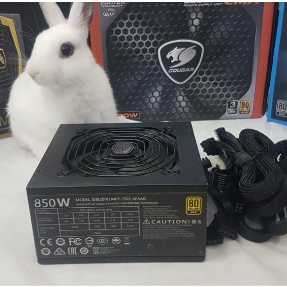 PSU ประกันศูนย์ Cooler Master MWE 850W 80+Gold มือ2 สายถอดได้ / power supply / พาวเวอร์ซัพพลาย