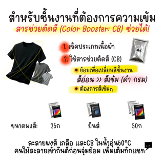 สีย้อมผ้าเส้นใยธรรมชาติ สูตรย้อมอุ่น ยี่ห้อ INDAFIX ขนาด 25 กรัม (Premium Collection)