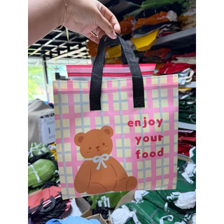 ส่งฟรี 50 ใบ✅ ถุงฟอยล์เก็บความเย็น/ร้อน ฝากาว ขยายข้าง Cool bag ถุงเก็บความเย็น กระเป๋าเก็บอุณหภูมิ