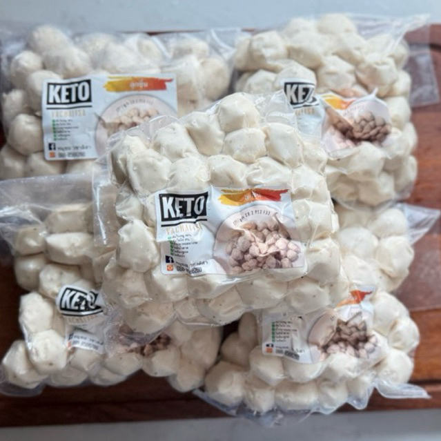 KETOลูกชิ้นหมูสูตรคีโต100%