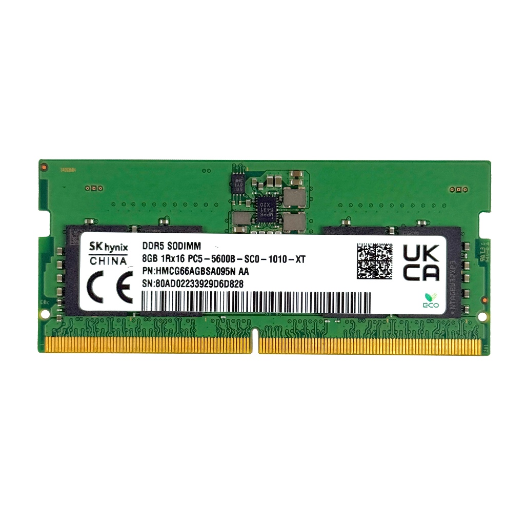 แรมโน๊ตบุ๊ค มือสอง SK hynix 8GB DDR5 Bus 5600MHz (SODIMM) ประกัน 90 วัน