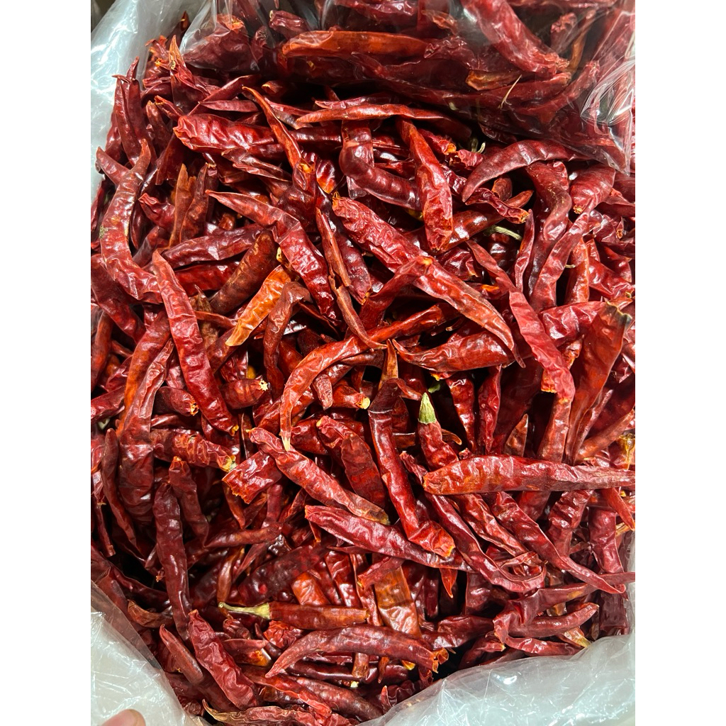พริกแห้งจินดาเด็ดเกรดAAA เผ็ดมาก 500กรัม