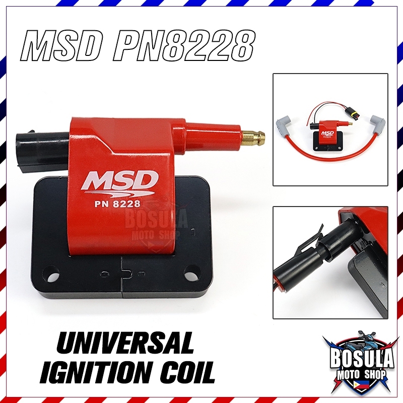 Universal Ignition Coil คอยไฟซิ่ง คอยไฟแรง MSD PN8228 คอยล์ไฟแต่ง สำหรับรถคาร์บูทุกรุ่น / หัวฉีดทุกร
