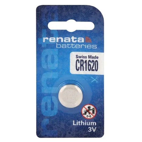 ถ่านกระดุม Renata CR1620,1620 ของแท้ 3V  แบ่งจำหน่าย 1เม็ด,5เม็ด