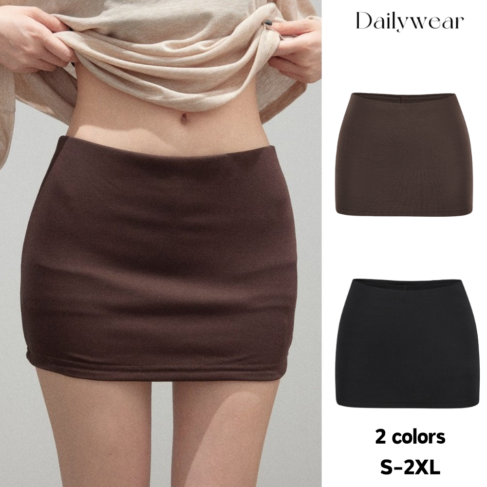 Dailywear พร้อมส่ง กระโปรงสั้นสำหรับสาวฮอต กระโปรงรัดรูปเซ็กซี่สำหรับสาวร่างเล็ก
