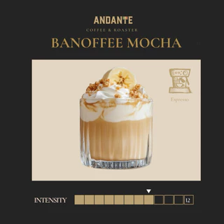 The Andante | Uganda Arabica Fermented x Brazil Natural | คั่วกลาง Medium Roast Banoffee blend