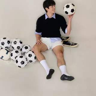 Socksy ถุงเท้านักเรียนทรงข้อยาว (แพ็คสุดคุ้ม 6 คู่) รุ่น BKJL