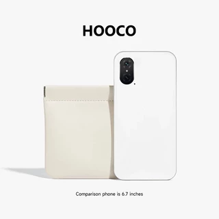HOOCO กระเป๋าใส่เหรียญ กระเป๋าเก็บของขนาดเล็ก ที่ใส่บัตรขนาดเล็กแบบเรียบง่าย มีให้เลือกหลากหลายสี