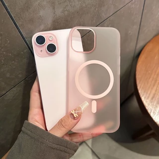 CrashStar เคสโทรศัพท์แบบแข็งบางพิเศษ แม่เหล็ก ผิวด้าน โปร่งแสง Phone Case For iPhone 17 16 15 14 13 12 11 Pro Max Plus