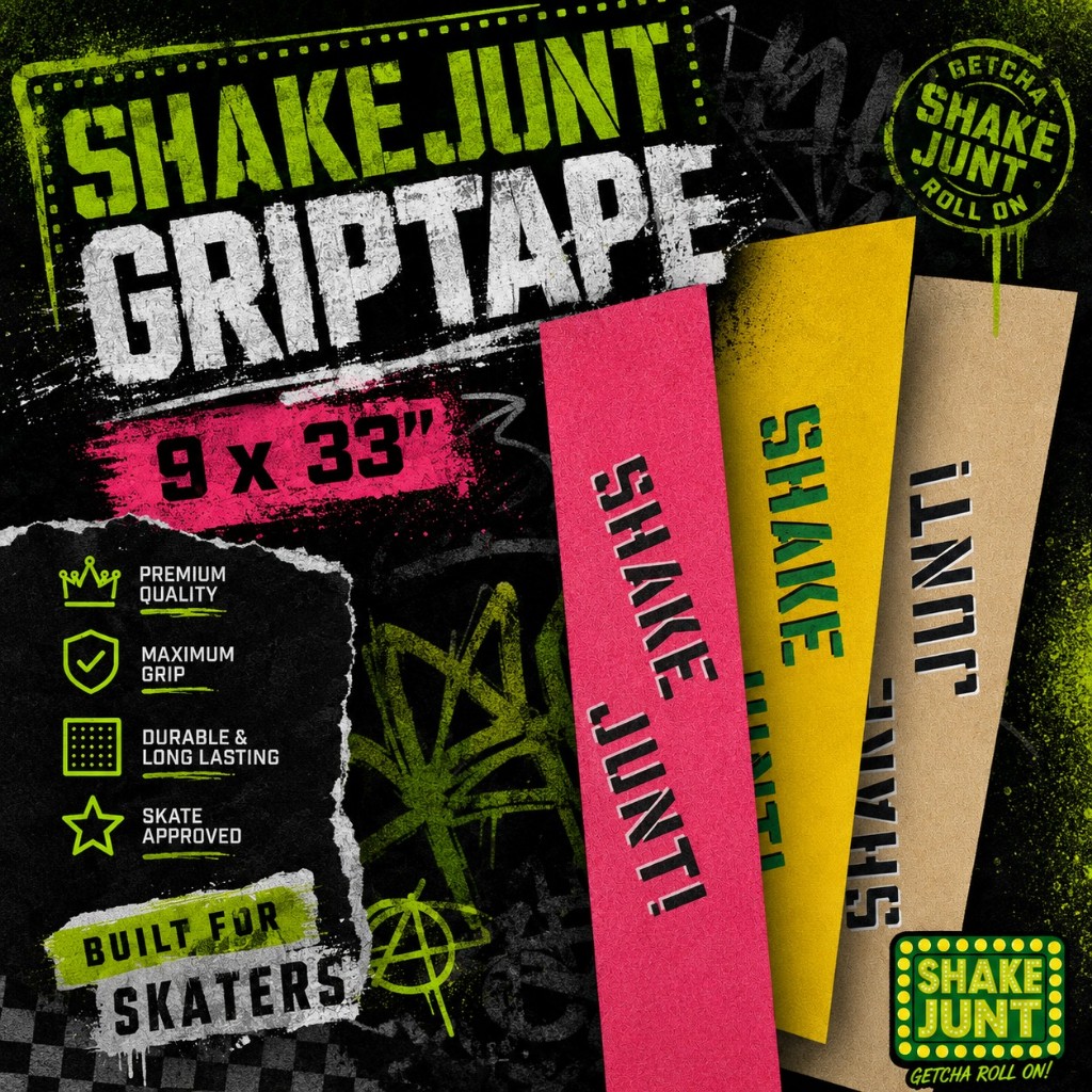 Shake Junt Griptape | กระดาษทรายสเก็ตบอร์ด Shake Junt (ของแท้นำเข้า 100% สินค้าพร้อมส่งจากไทย)