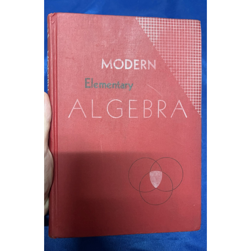 modern elementary algebra มือสอง