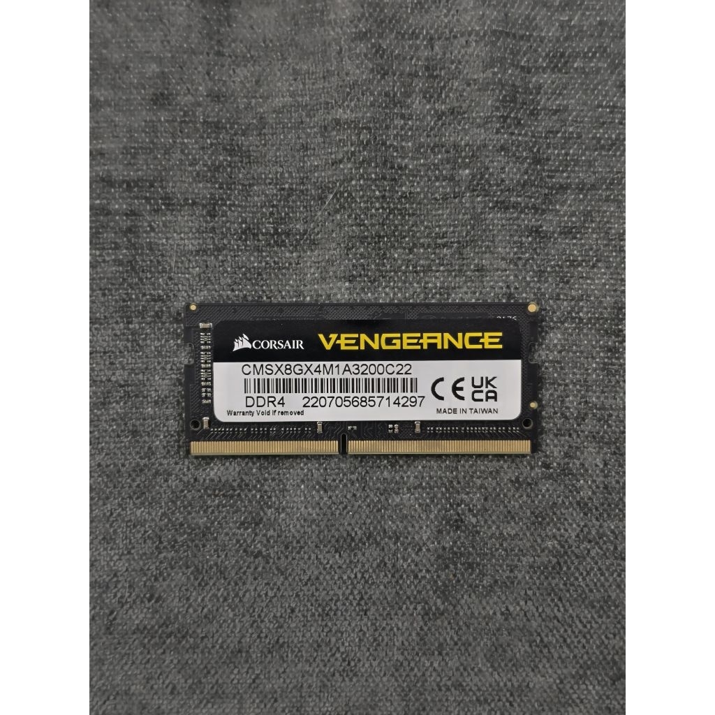 [มือสอง] RAM Notebook Corsair Vengeance DDR4 8GB Bus 3200 (CMSX8GX4M1A3200C22) แรมโน้ตบุ๊ก