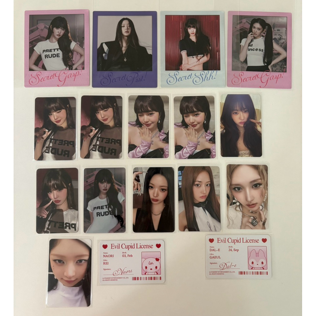 IVE - [ IVE SECRET ] 4TH EP Official Photocards