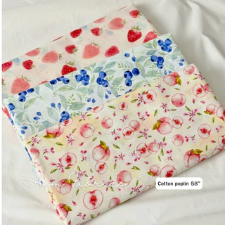 Aom Fabrics🌷No.1570-1572 คอตตอนป๊อปลิน หน้ากว้าง 58 นิ้ว เนื้อดี ใส่สบายมากกก