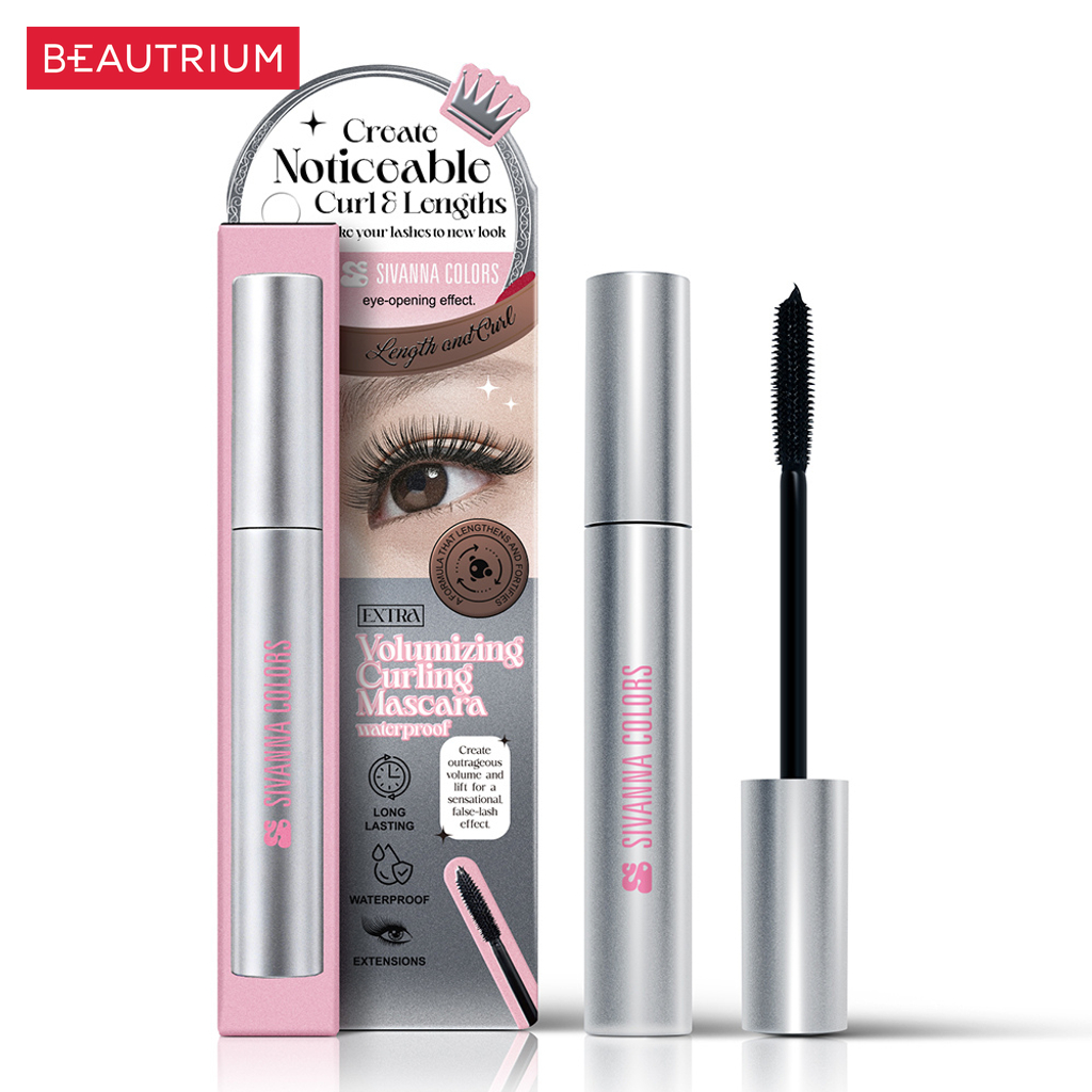 SIVANNA COLORS Extra Volumizing Curling Mascara มาสคาร่า 7g — صورة 2