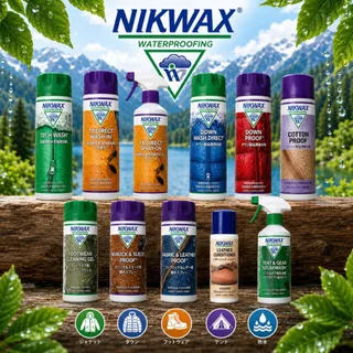 NIKWAX น้ำยาดูแลอุปกรณ์ Outdoor น้ำยาซัก น้ำยากันน้ำ ดูแลรองเท้า เสื้อผ้า เต็นท์ และอุปกรณ์ เลือกแบบได้