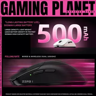 [ของแท้ 100%] XINMENG ZERO1 Pro เมาส์เกมมิ่งไร้สาย PAW3311 | 55g Ultra Light | 2.4G/BT/Wired | Optical Switch 100M
