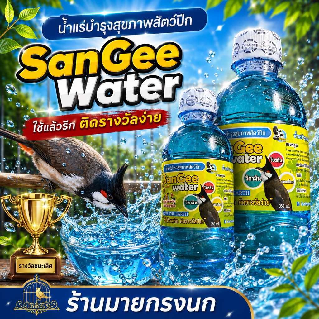 น้ำแร่นกบำรุงสุขภาพสัตว์ปีก (SanGee water)