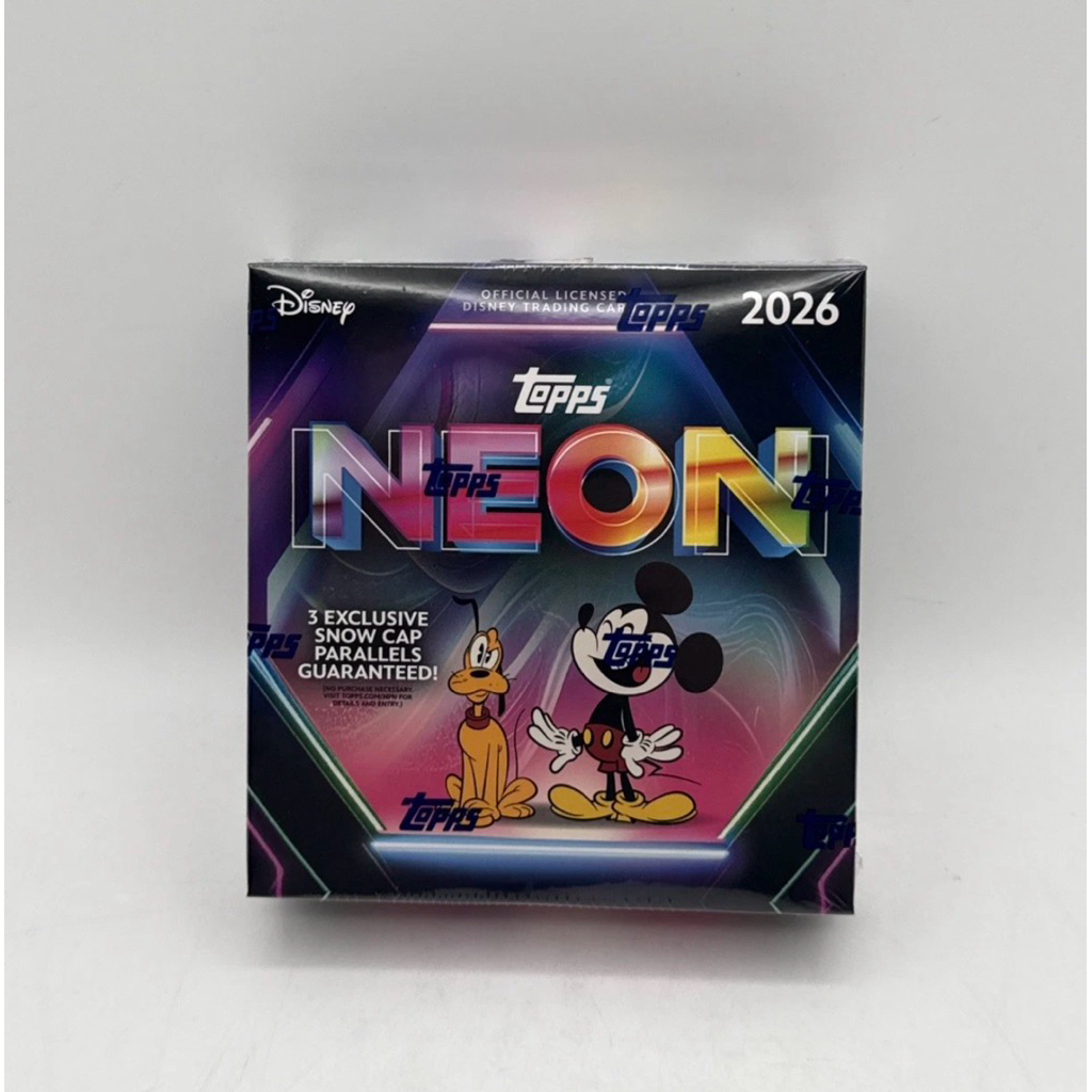 🛵2026 Topps Disney Neon Box - New Sealed- Ready to ship