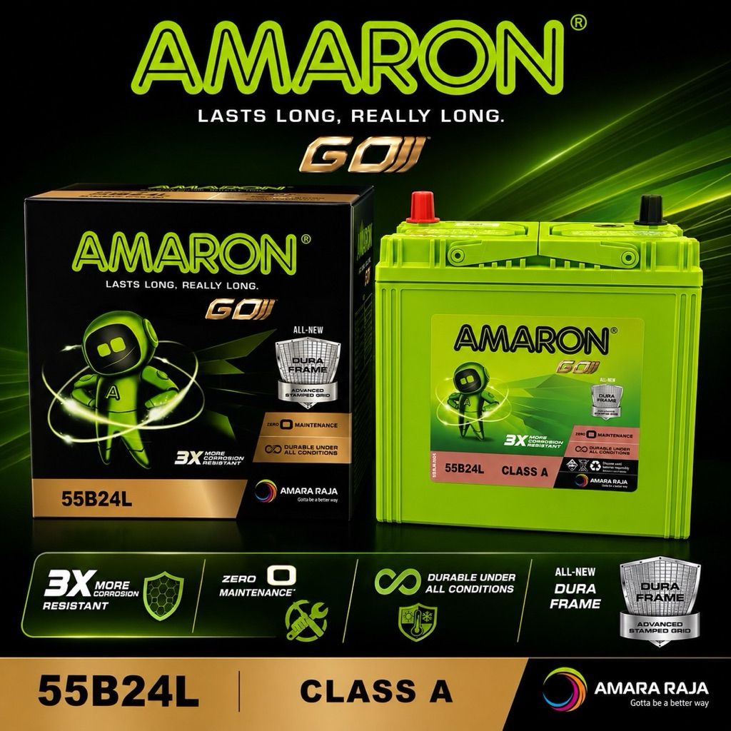 แบตเตอรี่Amaron55B24Lและ55B24R