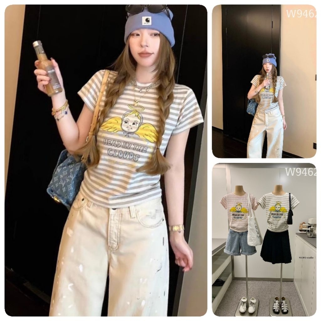 W9462 เสื้อแฟชั่น Tag🇰🇷🛍️WGWE