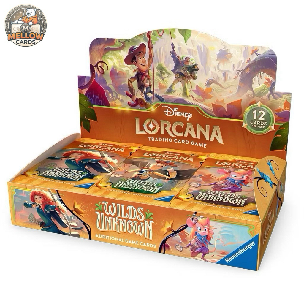 Disney Lorcana TCG : Wilds Unknown Pre Release / Booster Box (Set 12) Eng ของแท้ 100%