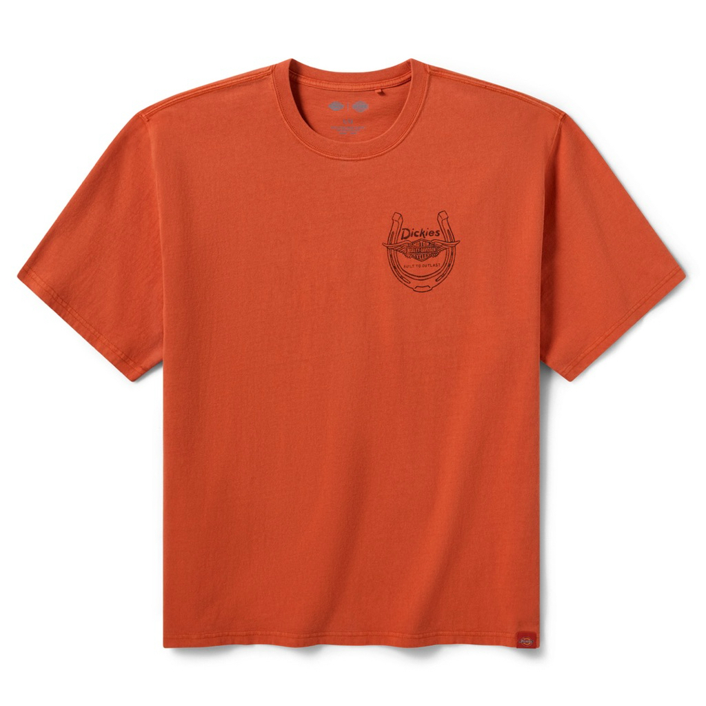 เสื้อยืด MEN'S DICKIES X H-D HORSEPOWER HEAVYWEIGHT PIGMENT DYED TEE