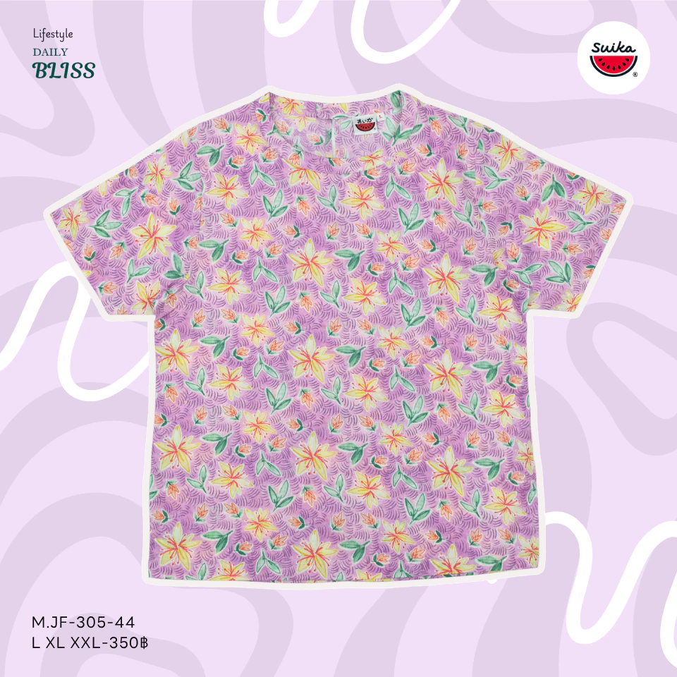 เสื้อแตงโม SUIKA คอจีนแขนสั้น ติดกระดุมหลัง M.JF-138 305 thumbnail 6