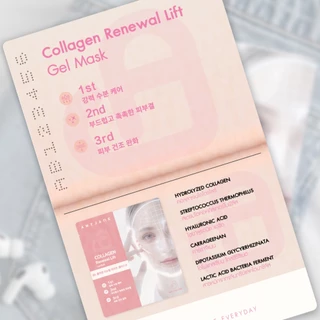 AMYJANE Collagen Renewal Lift Gel Mask เจลมาส์กหน้า สูตรคอลลาเจน ผิวใสดุจกระจก กลาสสกิน ผิวอิ่มน้ำฉ่ำวาว