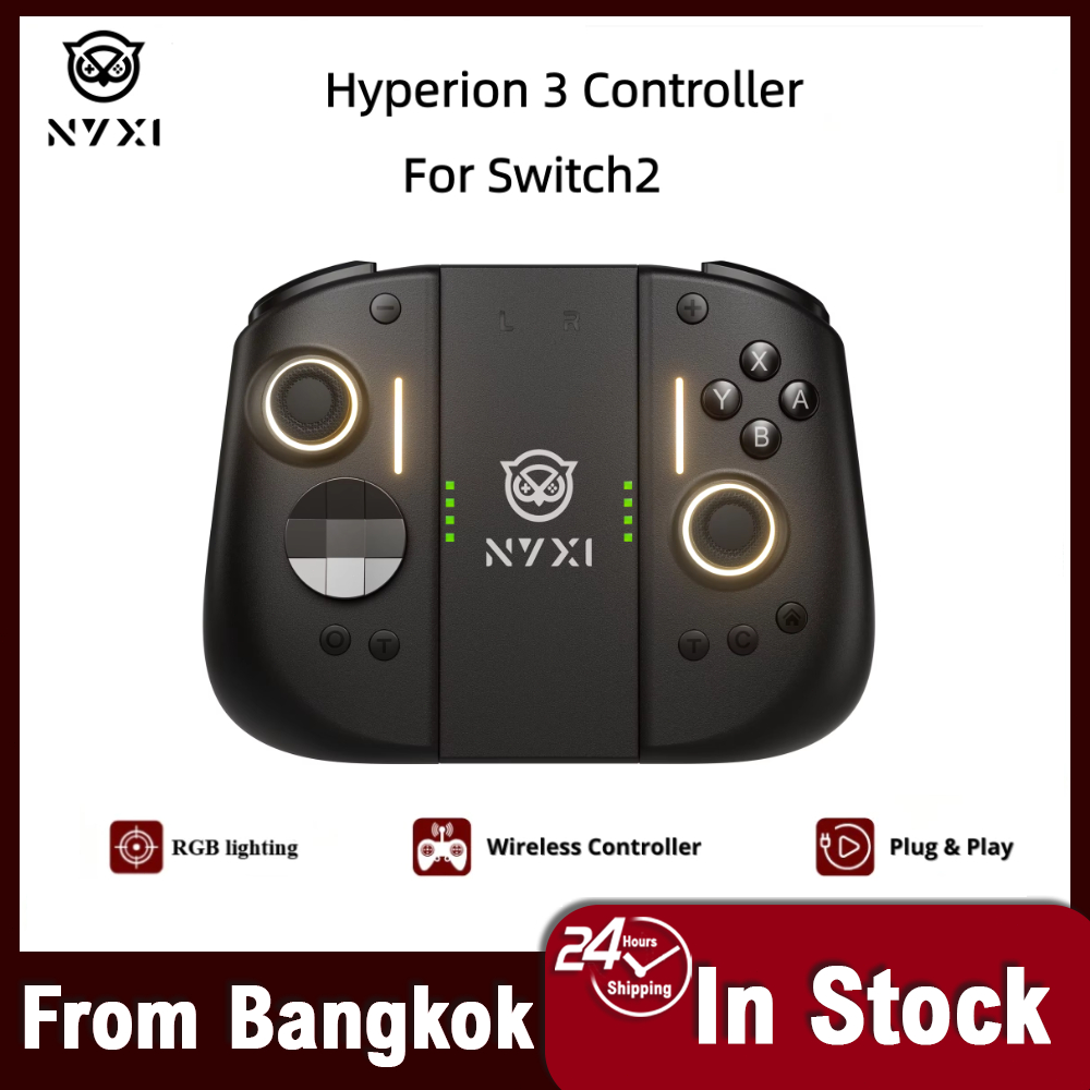 Local NYXI Hyperion 3 ตัวควบคุมสำหรับ Switch2 ไร้สาย แม่เหล็ก 9-Gyro Turbo Vibration