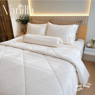 ชุดผ้าปูที่นอนโรงแรม (Soul Sleep Bedding) " Vanilla" Collection (แบบรวมผ้านวม)