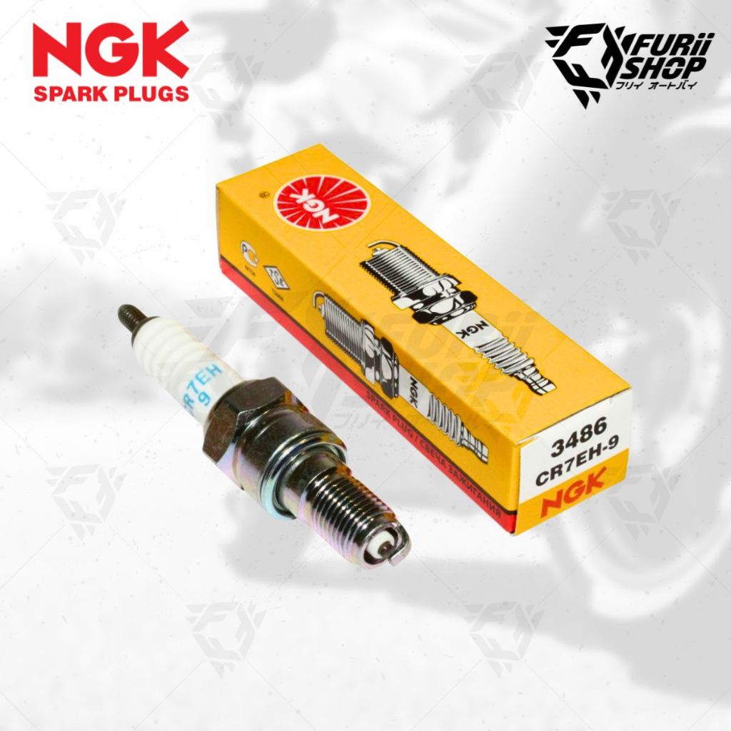 หัวเทียน NGK : CR7EH-9 / CR7EHIX for HONDA CLICK 06-08 AIR HONDA BLADE 06-07