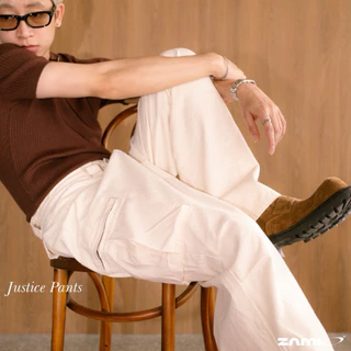 ZAMIO JUSTICE Pants กางเกงคาโก้ทรงกระบอกใหญ่