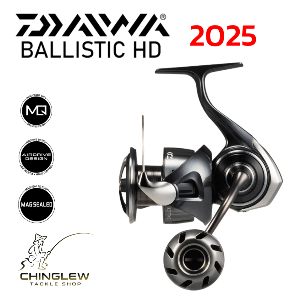 รอก DAIWA BALLISTIC HD LT 2025 รอกตกปลา น้ำจืดและน้ำเค็ม รอกจิ๊ก หน้าดิน ของแท้