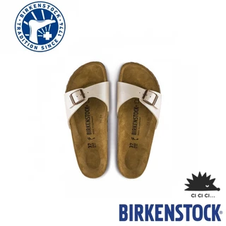 BIRKENSTOCK Madrid BF Graceful Pearl White 【ของแท้ 100 %】