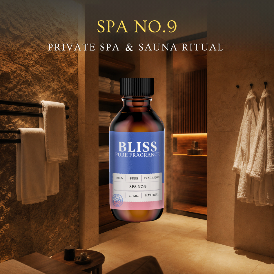 หัวน้ำหอม กลิ่น SPA NO.9 กลิ่นหอมแบบสปา ขนาด 30 -100 ml. - BLISS - หัวเชื้อน้ำหอม
