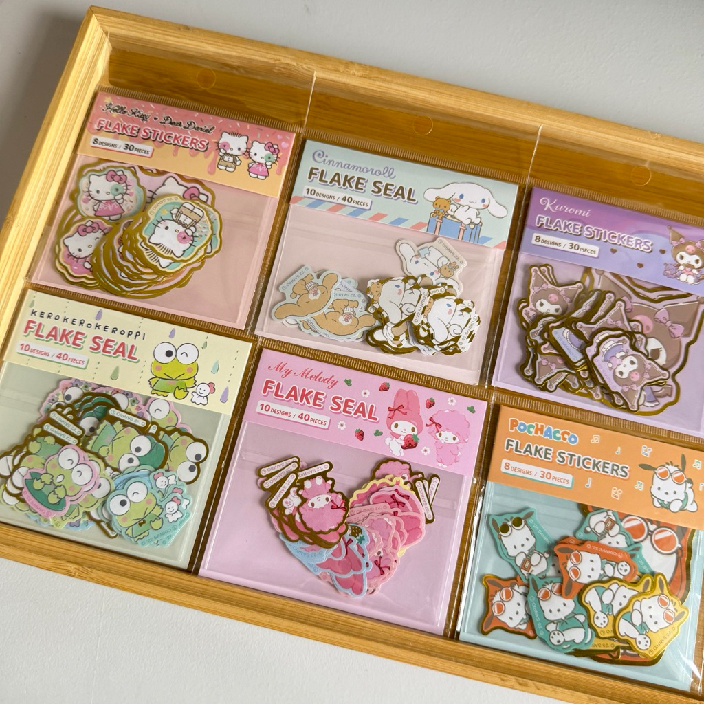 ( 15 ลาย+ ) FLAKE SEAL STICKER 🎀 *ส่งแบบซองบับเบิ้ล*