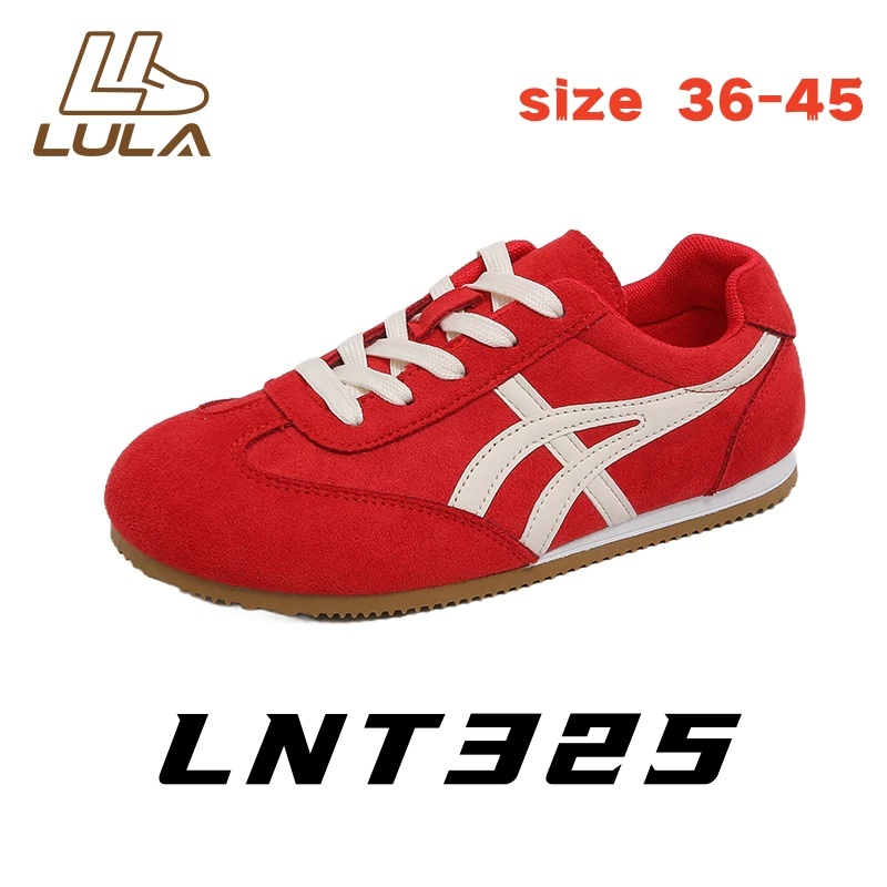 [LNT325] รองเท้าส้นแบนคุณภาพสูง  รองเท้าผ้าใบแฟชั่นสำหรับผู้หญิง น้ำหนักเบา ไซส์ 36-45