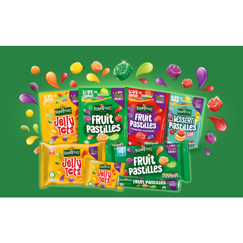 Rowntree’s 140g BEST BEFORE END - ราวน์ทรี ขนมเจลลี่ 140กรัม หลากหลายรสชาตินำเข้าจากอังกฤษ เลยวันที่ควรบริโภคก่อน