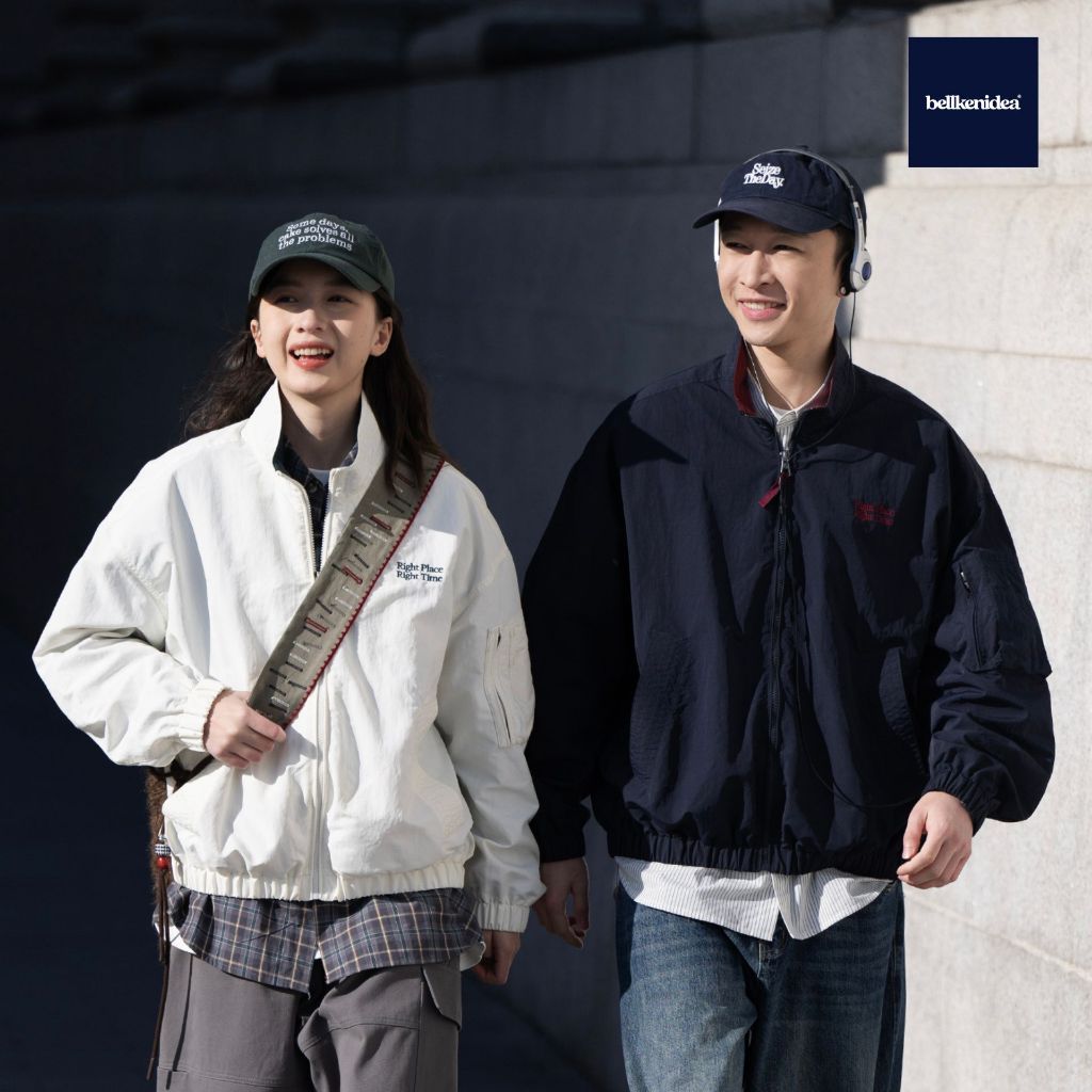 BELLKEN RIGHT JACKET เสื้อคลุมแจ็คเก็ต ผ้าไนลอน 100% ผ้าอยู่ทรง น้ำหนักเบา ไม่ยับง่าย UNISEX