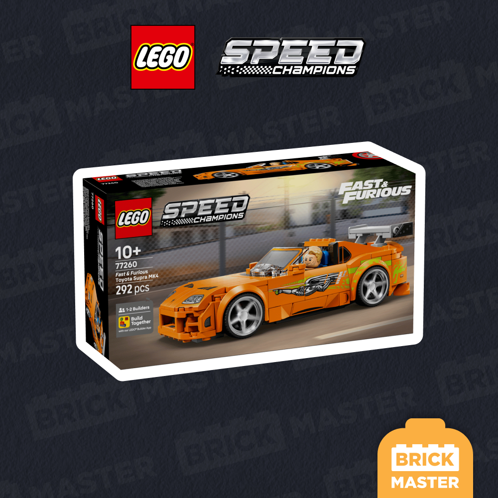 LEGO Speed Champions 77260 : The Fast and The Furious Toyota Supra MK4 (เลโก้แท้ ไบรอั้น ฟาส โตโยต้า ซูปร้า)
