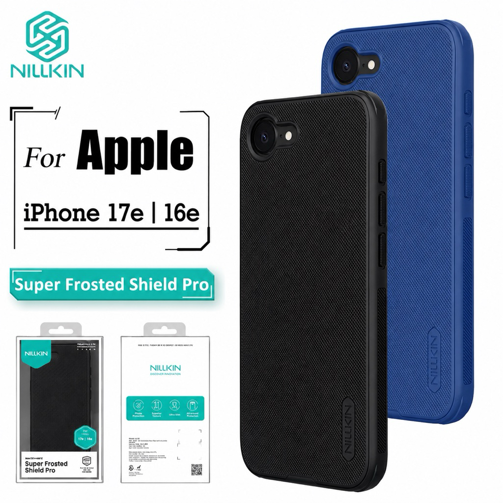 เคสสำหรับ iPhone 17e 16e : NILLKIN Super Frosted Shield เคสแข็งขอบนิ่ม เคส nillkin (แท้)