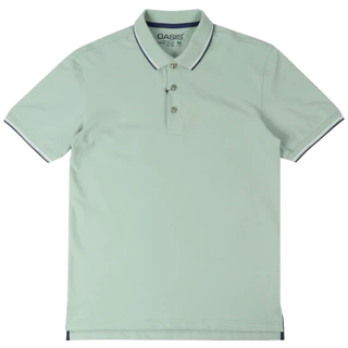 OASIS เสื้อโปโล ผู้ชาย โปโล แขนสั้น รุ่น MPSV-1800 ผ้าคอตตอน สแปนเดกซ์ ผ้านุ่ม ไม่ย้วย ดำ