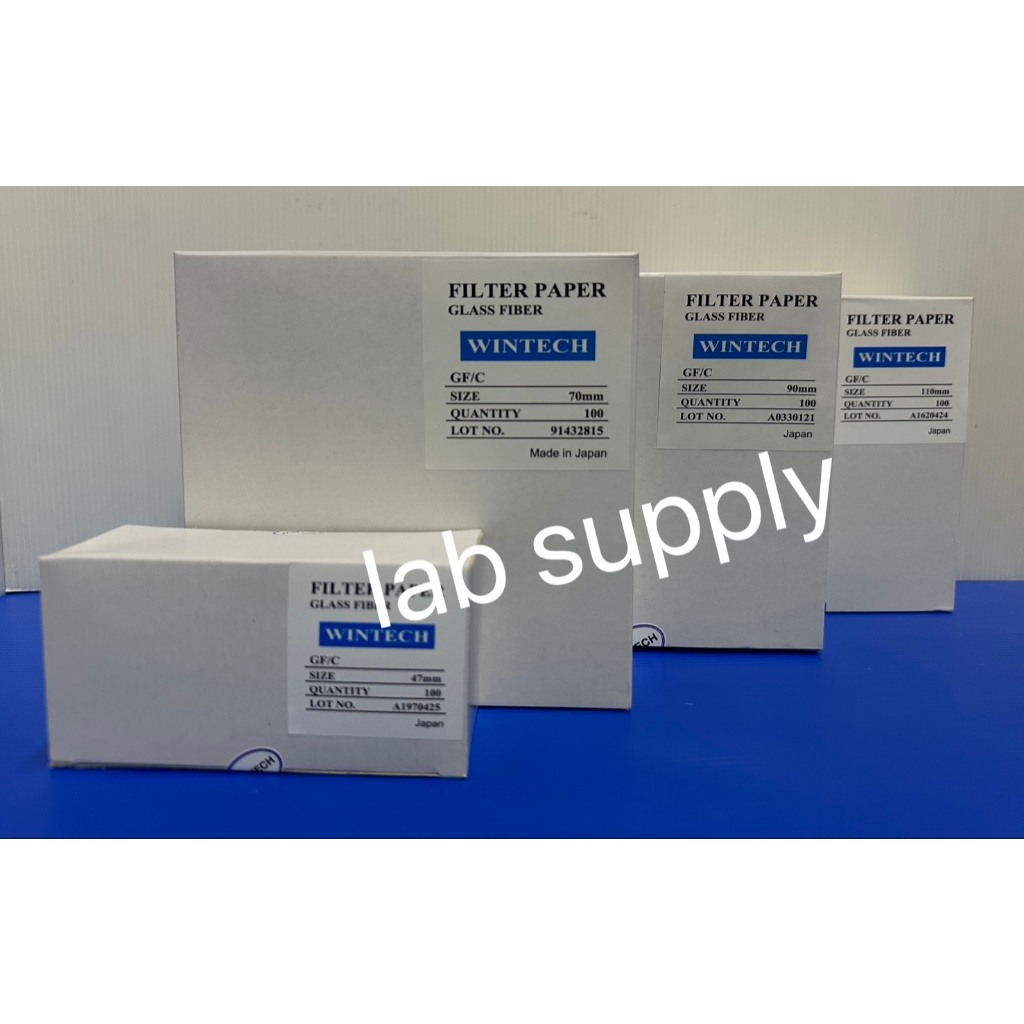 GF/C  กระดาษกรองใยแก้ว Glass fiber filter, Wintech