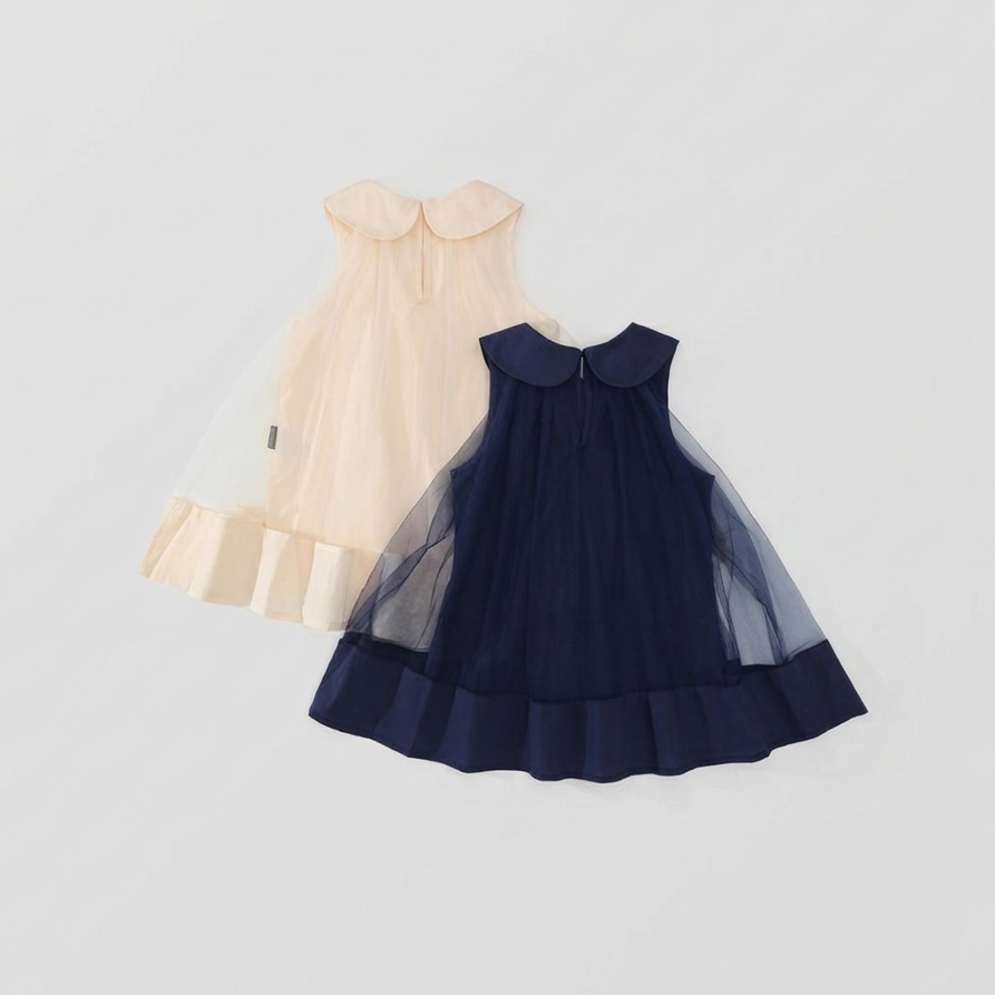 ลดล้างสต็อก Hania kids ชุดเดรสแขนกุดผ้าตาข่ายสำหรับเด็กผู้หญิงในช่วงฤดูร้อน  -K4125147